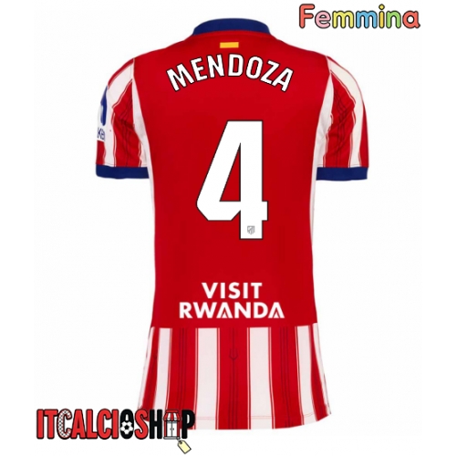Atletico Madrid Rodrigo Mendoza #4 Prima Maglia Femmina 2026-27 Manica Corta